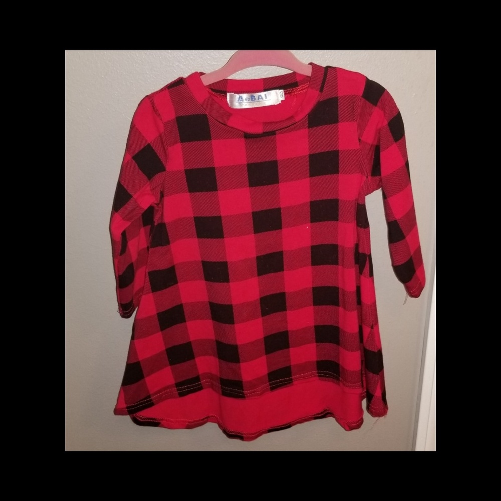 Plaid tunic